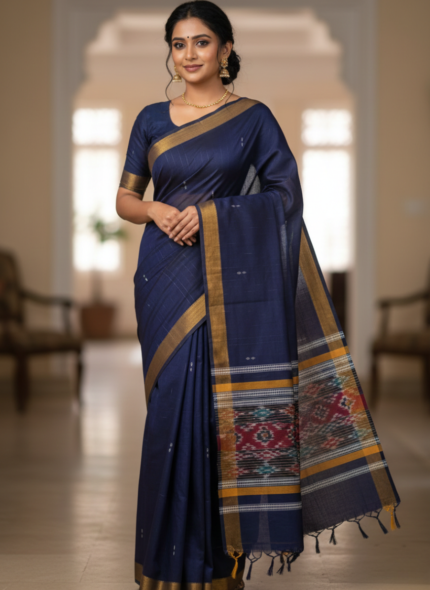Handloom Cotton sambalpuri saree