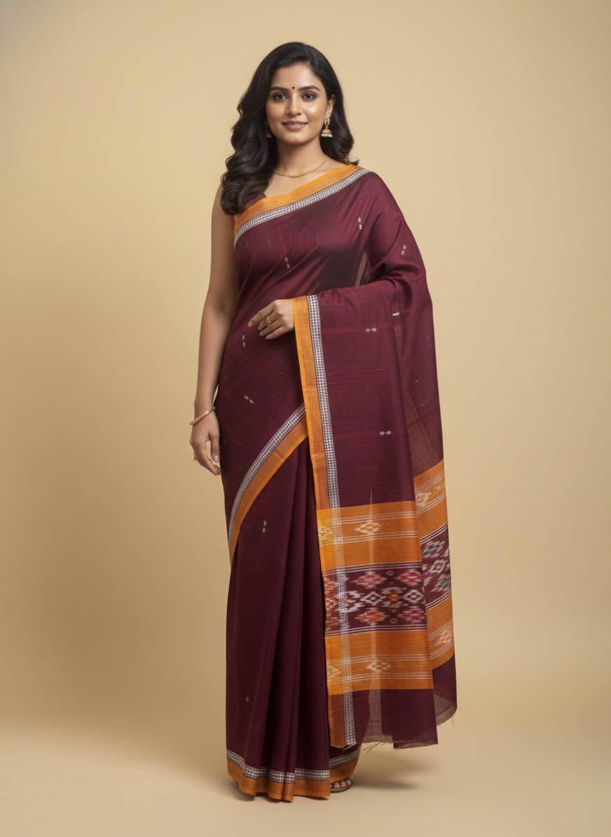 Handloom Cotton sambalpuri saree